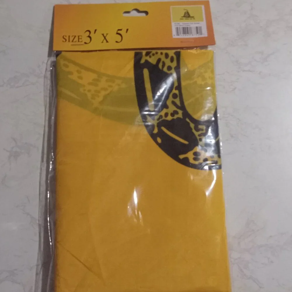 NEW Don't Tread On Me 3x5 Flag U.S.A. Yellow Gadsden